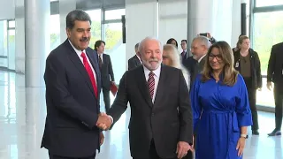 Venezuela's Maduro arrives for meeting with Brazil's Lula in Brasilia | AFP