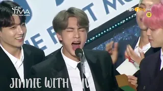 BTS TMA 2019 being crackheads at award show for 7 minutes straight #TMA the fact music awards 2019