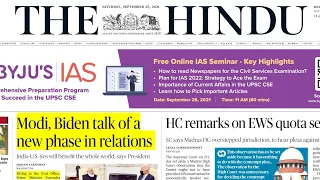 25 September 2021The Hindu Newspaper today|The Hindu Full Newspaper analysis|Editorial analysis#UPSC