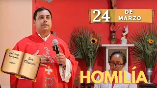 EVANGELIO DE HOY domingo 24 de marzo del 2024 - Padre Arturo Cornejo