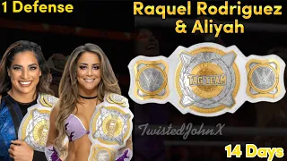 Raquel Rodriguez And Aliyah All WWE Women’s Tag Team Championship Defenses (1ST Reign)