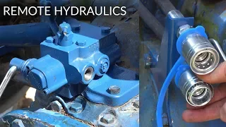 How To Install Rear Remote Hydraulics on a Tractor | Super Easy