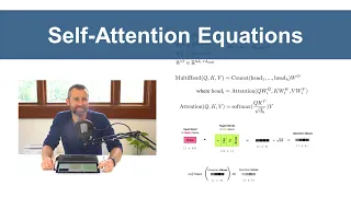 Self-Attention Equations - Math + Illustrations