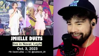 JMIELLE BLUES "DUET SONGS" live in Naval, Leyte - SINGER HONEST REACTION