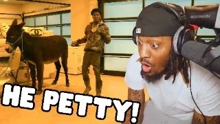 YB WENT AND BOUGHT A DONKEY! |  Act A Donkey | CHARLAMAGNE DISS |  (REACTION!!!)