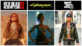 Cyberpunk 2077 Vs Red Dead Redemption 2 Vs GTA 5 In Depth Comparison