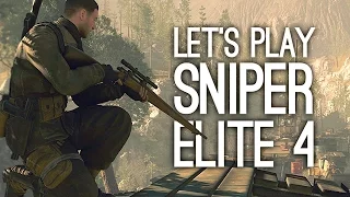 Sniper Elite 4 Gameplay: Let's Play Sniper Elite 4 (Bridge Mission, Railroad Gun, E3 2016)