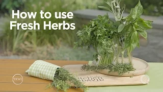 How to Use Fresh Herbs- In the Kitchen with David Venable