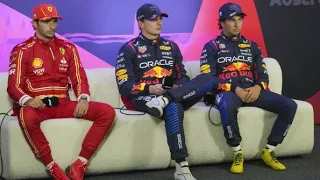 Post Qualifying press conference | Max Verstappen,Carlos sainz and checo | F1 Australian gp 2024