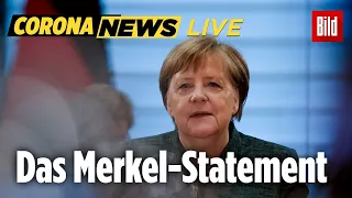 🔴 Die komplette Ansprache von Kanzlerin Merkel | LIVE