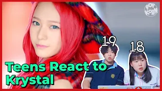[Krystal] "Krystal was an idol⁉⁉" Teens react to teen Krystal I EP.7 I Reaction👀