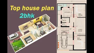 25 x 40 ghar ka design II 1000 sqft house plan II ghar ka naksha II 2 bhk home plan || home map.