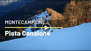 Pista canalone a Montecampione in Val Camonica