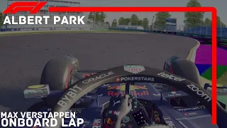 Max Verstappen Onboard Pole Lap Around Albert Park