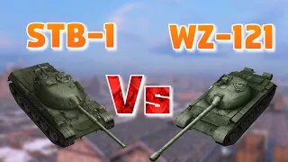 НА ЗАБИВ#13 | Комфорт или Уникальность | STB-1 или WZ-121 | WoT Blitz | Zlobina Liza