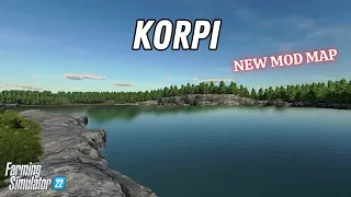 "KORPI" FS22 Map Tour/Review | New Mod Map | Farming Simulator 22 | PS5