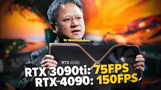 Новая RTX 4090 уничтожила RTX 3090ti и RX 6950XT. Новая мечта все ПК геймеров от Nvidia!