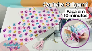 Carteira Origami - FAÇA EM 10 MINUTOS - Costura Criativa DIY