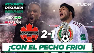 Resumen y goles | Canadá 2-1 México | Eliminatoria Catar 2022 | TUDN |Presentado por Bodegas Alianza