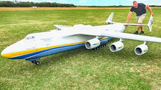 XXXL RC ANTONOV AN-225 UKRAINE 93KG SCALE MODEL AIRPLANE FLIGHT DEMONSTRATION