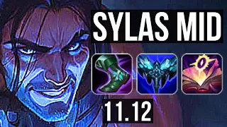 SYLAS vs CHO'GATH (MID) | 10 solo kills, 17/2/5, Legendary, Rank 9 Sylas | TR Grandmaster | v11.12