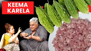 Karela Keema | Keema Karela Recipe | Bitter Gourd Mutton Mince | Mince Recipe