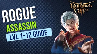 Baldur's Gate 3 Rogue Guide - Assassin Subclass - Level 1-12 Guide