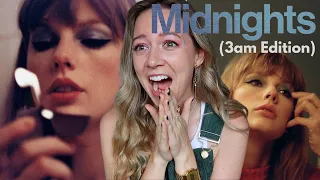 REACTING TO MIDNIGHTS BY TAYLOR SWIFT *3AM TRACKS & HITS DIFFERENT* 🕰✨😩 (i'm not okay)
