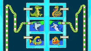 Save the fish game pull the pin game  | rescue fish game | gaming | minecraft | save fish | games