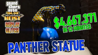 Cayo Perico Heist skips all preps (Replay Glitch) $4.667.371 in 12 Minutes Solo Panther Statue!