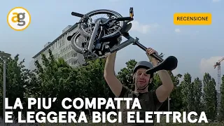 La PIU' PICCOLA e LEGGERA BICI ELETTRICA. Test BROMPTON