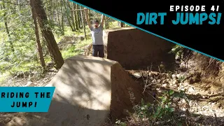 Finally Riding My New Backyard Dirt Jumps!