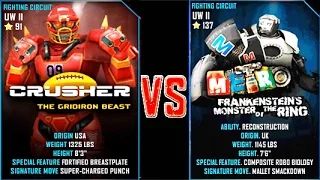 Real Steel WRB FINAL Crusher VS METRO (Champion) NEW Robot updating (Живая Сталь)