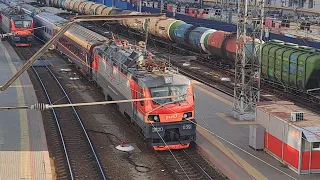 Резкий разгон ЭП20-039 с поездом №91 Севастополь - Москва
