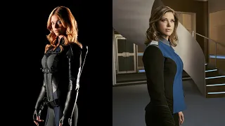 Adrianne Palicki playing the same character on two completely different shows