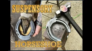 THERAPEUTIC SUSPENSORY  HORSESHOE- for Horse with  Suspensory Ligament Injury