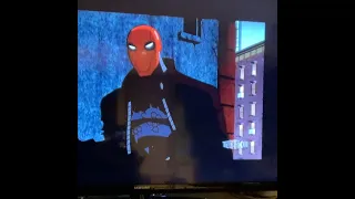 Jensen Ackles Watching Batman: Under the Red Hood