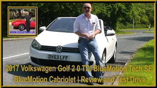 2013 Volkswagen Golf 2 0 TDI BlueMotion Tech SE BlueMotion Cabriolet | Review and Test Drive