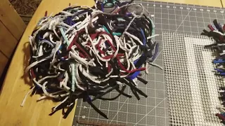 DIY Dollar Tree Rag Rug