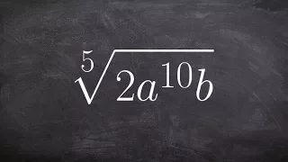 Using the product rule of radicals to simplify to rational exponents