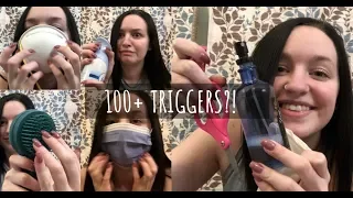 [ASMR] 100 Triggers For 100,000 SUBSCRIBERS!!