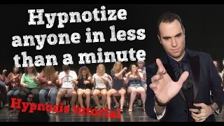 Learn how to Hypnotize Anyone in a Minute! Quick and Easy Hypnosis Tutorial by SpideyHypnosis