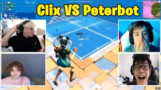 Clix VS Peterbot 3v3 TOXIC Fights w/ Reet, Scoped & Jeff & Twunti!