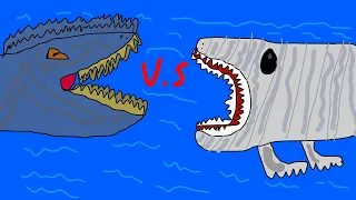 Mosasaurs vs Bloop ( The Aquatic Battle Of The Century)