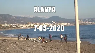 ALANYA Большая прогулка из Оба в Аланию в Центр 7 марта 2020 Погода