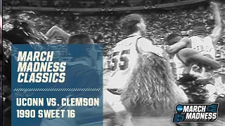 UConn vs. Clemson: 1990 Sweet 16 | FULL GAME