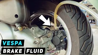 Vespa GTV - Brake Fluid Change | Mitch's Scooter Stuff