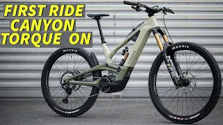 First Ride Canyon Torque ON Enduro E-Bike - Mountain Bike Action