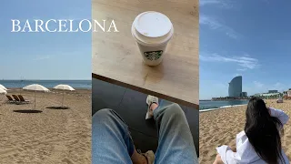 BARCELONA TRAVEL VLOG | БАРСЕЛОНА ВЛОГ шоппинг, еда, пляж, прогулки