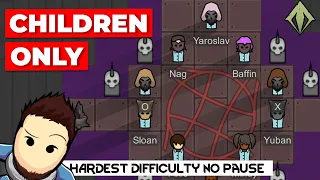 RimWorld Anomaly CHILDREN ONLY Challenge Run! | 500% Difficulty, No Pause Part 1